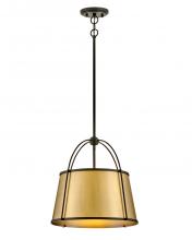 Hinkley Lighting 4894BK-LDB - Large Drum Pendant