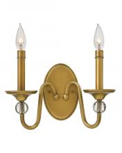 Hinkley Lighting 4952HB - Small Two Light Sconce