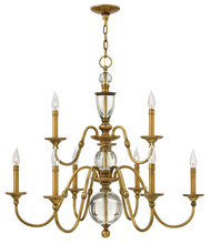 Hinkley Lighting 4958HB - Medium Two Tier Chandelier