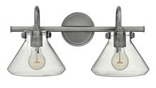 Hinkley Lighting 50026AN - Small Retro Glass Two Light Vanity