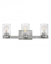 Hinkley Lighting 5053BN-CL - Medium Three Light Vanity