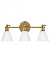 Hinkley Lighting 51183HB - Medium Adjustable Three Light Vanity