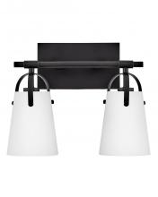 Hinkley Lighting 5132BK-OP - Small Two Light Vanity