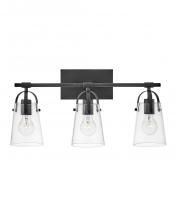 Hinkley Lighting 5133BK - Medium Three Light Vanity