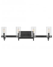 Hinkley Lighting 58064BK - Large Four Light Vanity