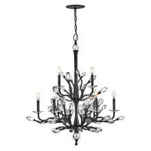 Fredrick Ramond FR46809BGR - Medium Two Tier Chandelier