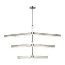 VC Modern TECH Lighting KWCH70527ANALB - Linea 56 Three Tier Chandelier