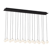 VC Modern TECH Lighting SLCH58627B - Orbet 18 Light Chandelier