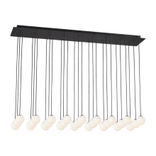 VC Modern TECH Lighting SLCH58727B - Orbet 27 Light Chandelier