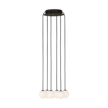 VC Modern TECH Lighting SLCH58927B - Orbet 6 Light Chandelier