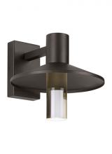 VC Modern TECH Lighting 700OWASHL92712CZUNVSP - Ash 12 Outdoor Wall