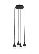 VC Modern TECH Lighting 700TRSPCPA4RB-LED930 - Cupola 4 Light Chandelier