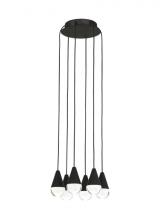 VC Modern TECH Lighting 700TRSPCPA6RB-LED930 - Cupola 6 Light Chandelier