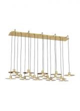 VC Modern TECH Lighting 700TRSPEVS18TNB-LED930120 - Eaves 18 Light Chandelier