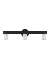 VC Modern TECH Lighting KWBA27527B - Kelly Wearstler Esfera 3-light dimmable LED medium bath vanity with nightshade black finish