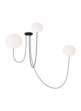 VC Modern TECH Lighting PBCH38027OPB - Helium Array 3 Light Chandelier