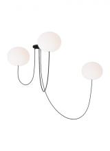 VC Modern TECH Lighting PBCH36727OPB - Helium Large 3 Light Chandelier