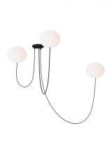 VC Modern TECH Lighting PBCH36327OPB - Helium Medium 3 Light Chandelier