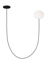 VC Modern TECH Lighting PBCH35727OPB - Helium Small 1 Light Chandelier