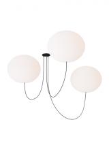 VC Modern TECH Lighting PBCH37127OPB - Helium X-Large 3 Light Chandelier