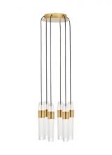 VC Modern TECH Lighting SLCH40027NB - Lassell 6 Light Chandelier