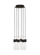 VC Modern TECH Lighting SLCH40027B - Lassell 6 Light Chandelier