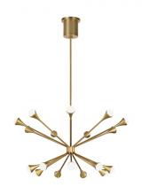 VC Modern TECH Lighting 700LDY18R-LED930 - Lody 18-Light Chandelier