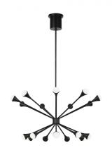 VC Modern TECH Lighting 700LDY18B-LED930 - Lody 18-Light Chandelier