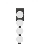 VC Modern TECH Lighting SLWS22527BZ - Sean Lavin Perle 1-light dimmable LED sconce with dark bronze finish and glass shade