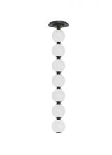 VC Modern TECH Lighting SLPD22627BZR - Sean Lavin Perle 1-light dimmable LED pendant with dark bronze finish and glass shade