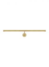 VC Modern TECH Lighting 700PLUF18NB-LED927 - Modern Plural Faceted Dimmable LED 18 Picture Light in a Natural Brass/Gold Colored Finish