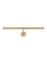VC Modern TECH Lighting 700PLUF12NB-LED930 - Modern Plural Faceted Dimmable LED 12 Picture Light in a Natural Brass/Gold Colored Finish