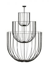 VC Modern TECH Lighting SLCH32927AI - Sanchi Grande Three Tier Chandelier