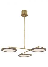 VC Modern TECH Lighting CDCH17227WONB - Shuffle Medium Chandelier