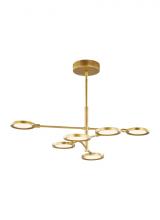 VC Modern TECH Lighting 700SPCTBR-LED930 - Spectica 6 Chandelier