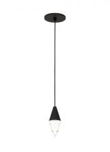 VC Modern TECH Lighting 700TRSPTRT1RB-LED930 - Turret 1 Light Pendant