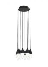 VC Modern TECH Lighting 700TRSPTRT8RB-LED930 - Turret 8 Light Chandelier