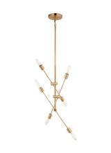 Studio Co. VC 3100506-848 - Axis Six Light Medium Chandelier