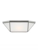 Studio Co. VC 7679454-962 - Morrison modern 4-light indoor dimmable ceiling flush mount in brushed nickel silver finish with smo