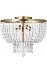 Studio Co. VC 7780703EN-848 - Jackie Three Light Semi-Flush Mount