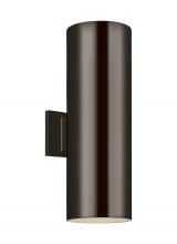 Studio Co. VC 8313902-10 - Outdoor Cylinders Large Two Light Outdoor Wall Lantern