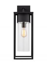 Studio Co. VC 8831101EN7-12 - Vado transitional 1-light LED outdoor exterior extra large wall lantern sconce in black finish with