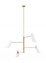 Studio Co. VC AEC1024BBSMWT - Tresa Four Light Chandelier