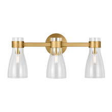 Studio Co. VC AEV1003BBS - Moritz Three Light Vanity