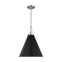 Studio Co. VC CP1271MBKPN - Wellfleet Medium Cone Pendant