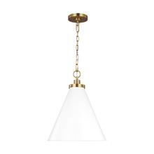 Studio Co. VC CP1271MWTBBS - Wellfleet Medium Cone Pendant