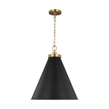 Studio Co. VC CP1281MBKBBS - Wellfleet Large Cone Pendant