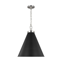 Studio Co. VC CP1281MBKPN - Wellfleet Large Cone Pendant