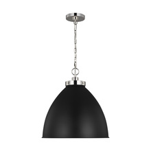 Studio Co. VC CP1301MBKPN - Wellfleet Large Dome Pendant