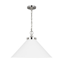 Studio Co. VC CP1311MWTPN - Wellfleet Wide Cone Pendant